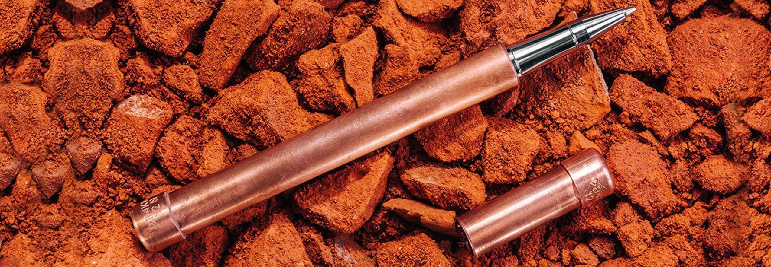 Ballpoint pen copper