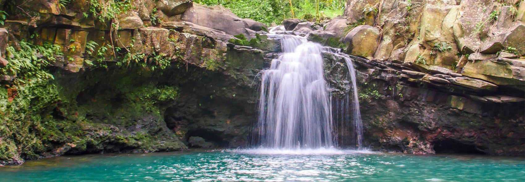 Maui Hawaii wellness travel waterfall