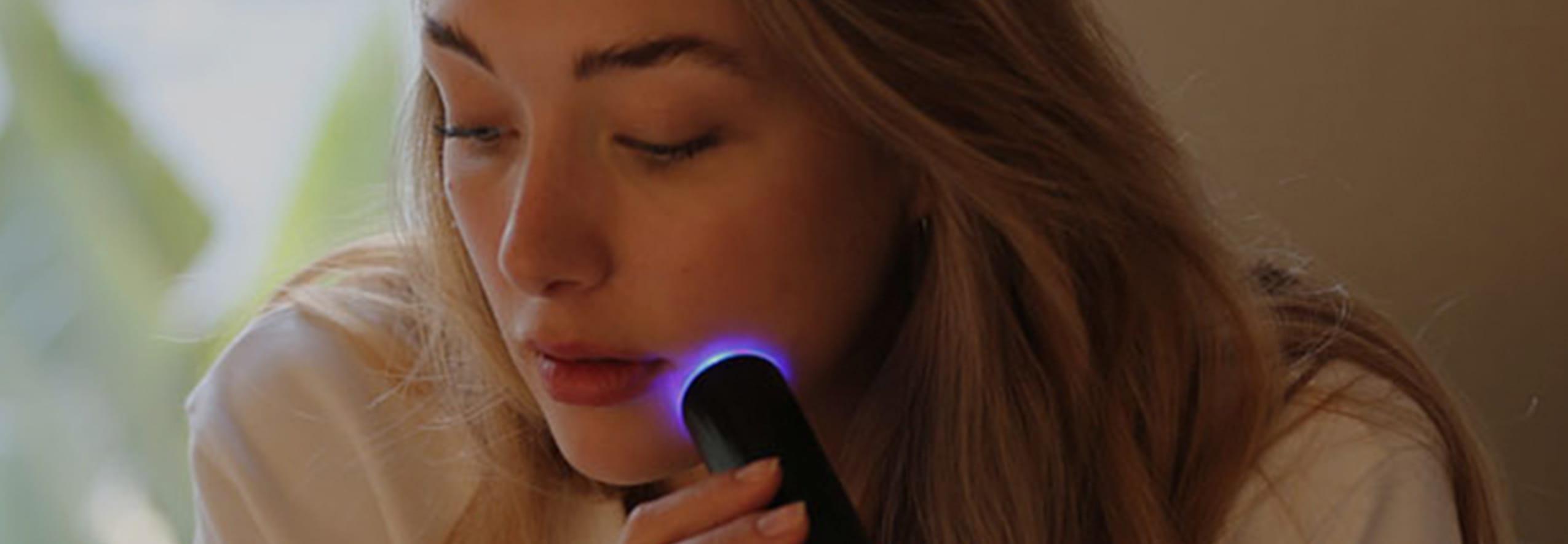 LYMA Laser being used on chin