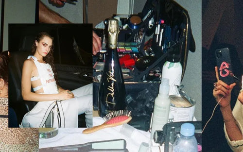 Romy Soleimani Backstage at the Met Gala