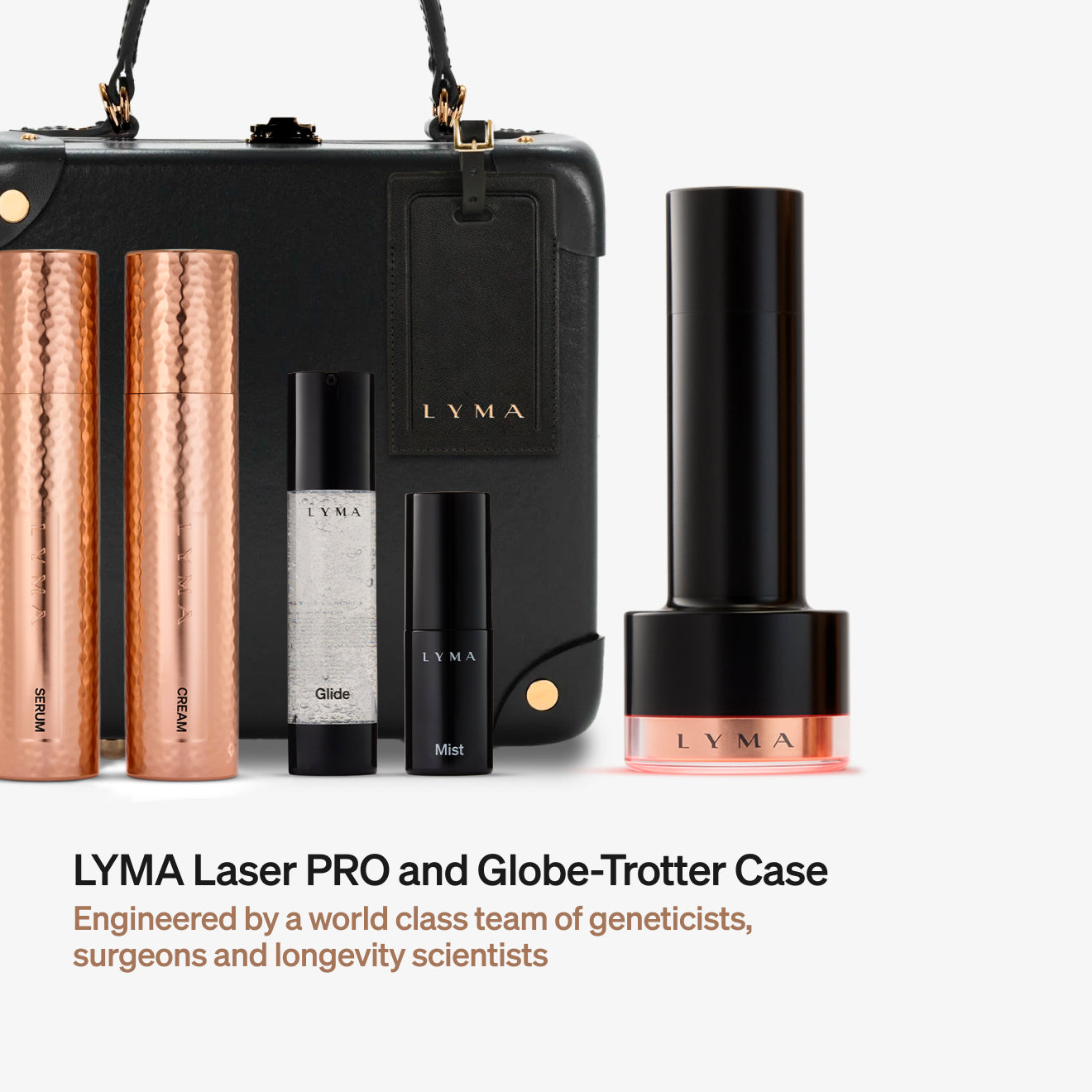 The LYMA Laser PRO and Globe-Trotter Case