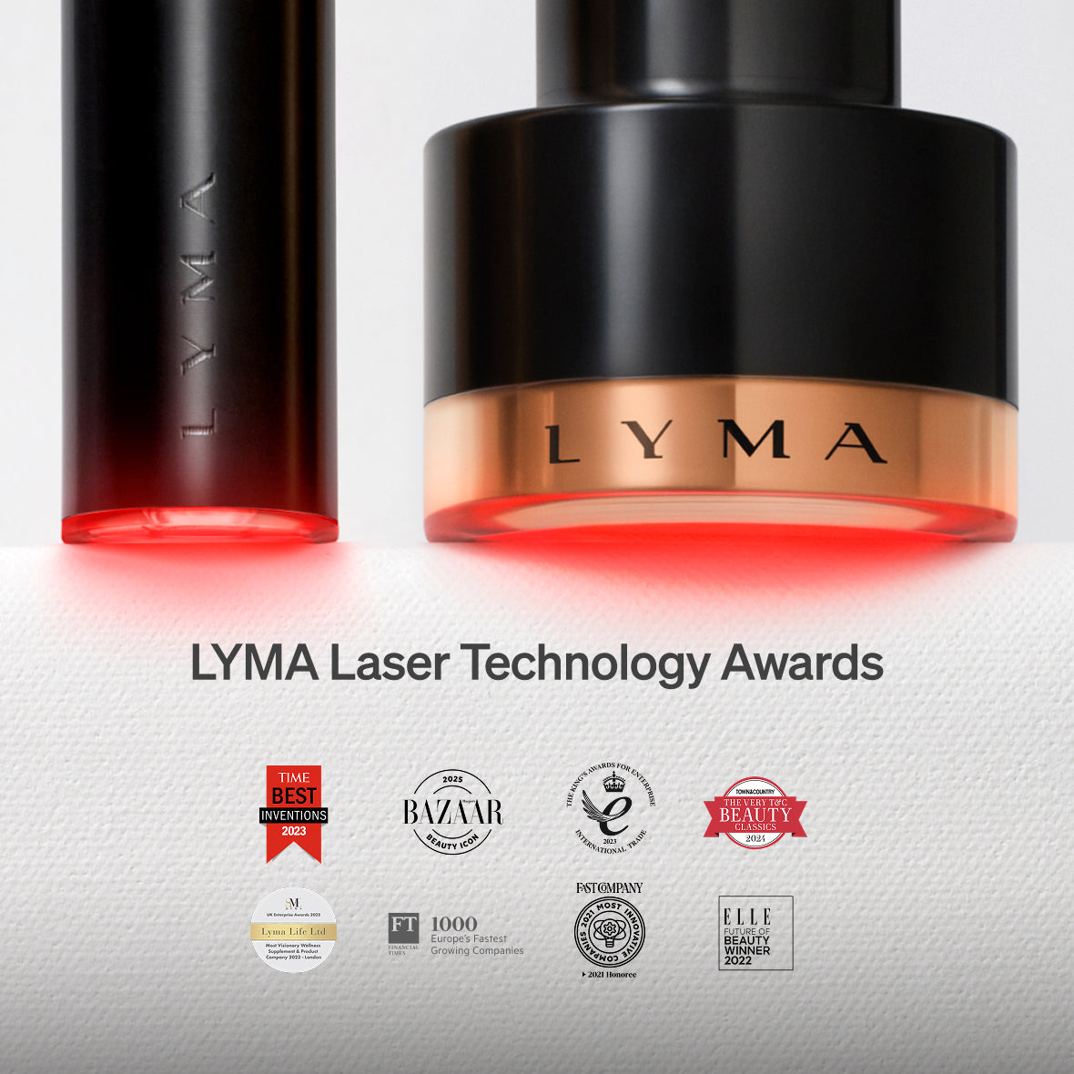 LYMA Laser PRO - LYMA's breakthrough cold laser technology. Younger skin. Bigger lens. Faster results.