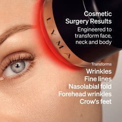 The LYMA Laser PRO - LYMA's breakthrough cold laser technology. Younger skin. Bigger lens. Faster results.