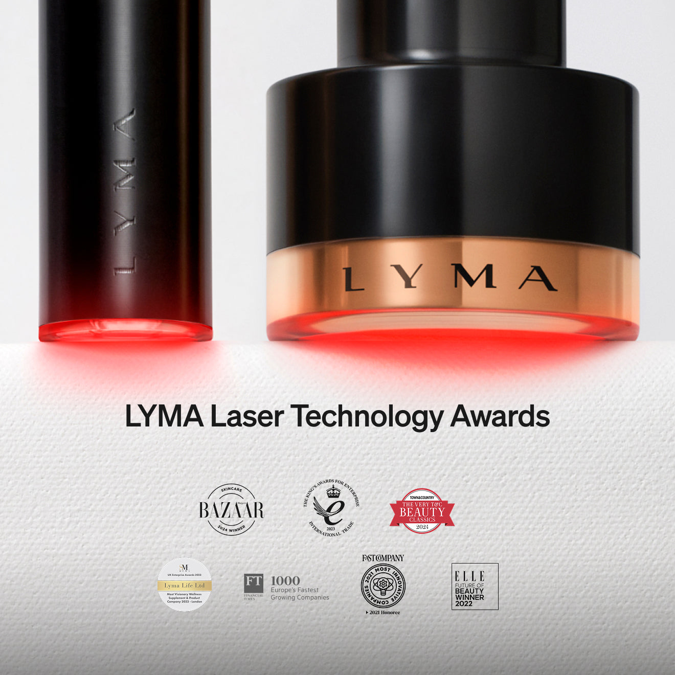 The LYMA Laser PRO - LYMA's breakthrough cold laser technology. Younger skin. Bigger lens. Faster results.