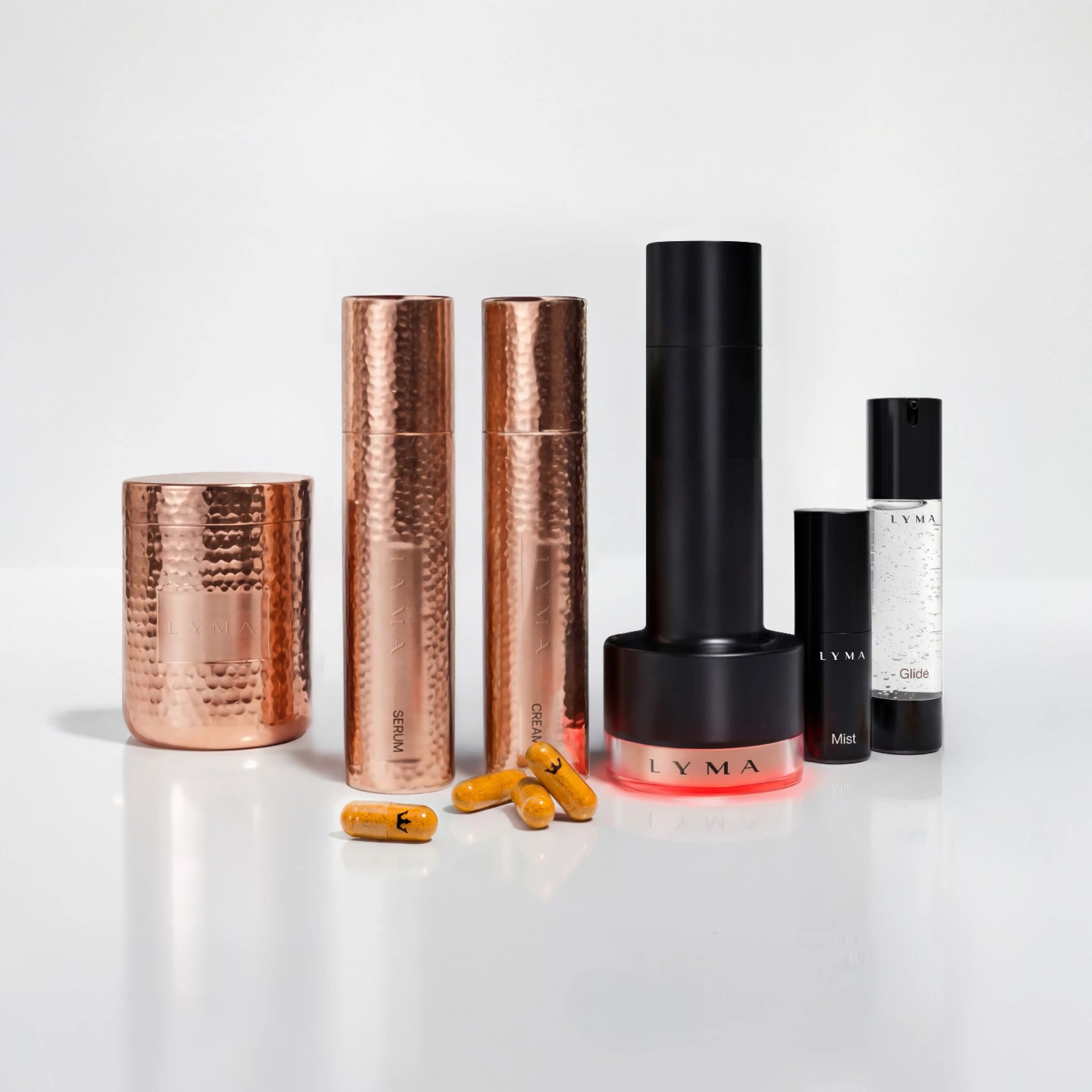 LYMA PRO Youth System - Tighter jawline. Fewer wrinkles. Firmer neck. This is what happens when three technologies are engineered as one anti-ageing system.